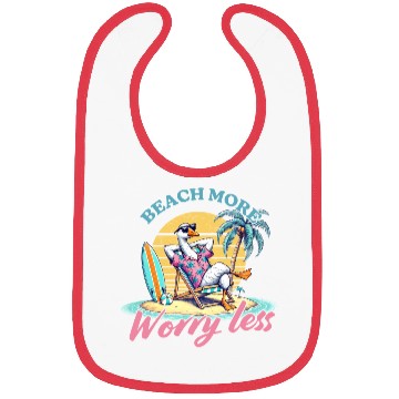 Discover Summer Beach more worry less Bibs