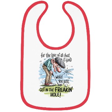 Discover Funny Golf Get in the Hole Bibs