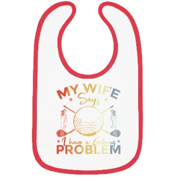 Discover Funny Golf Quote Bibs