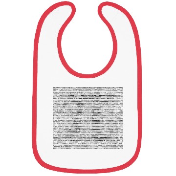 Discover Bold Pi in 3141 Characters - Black Print Bibs