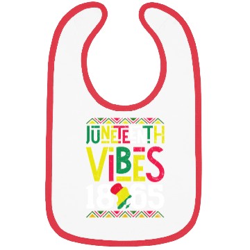 Discover Juneteenth Vibes Black Freedom Bibs