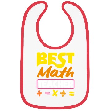 Discover Math Teacher Best Math Educator Design Bibs