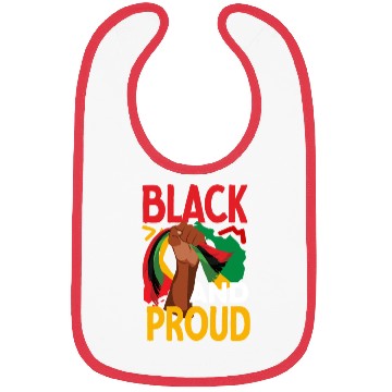 Discover Juneteenth Black And Proud Bibs