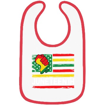Discover Freedom Day Juneteenth Black And Proud Bibs