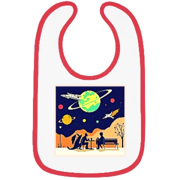Discover Fantasy Night Rendezvous Bibs