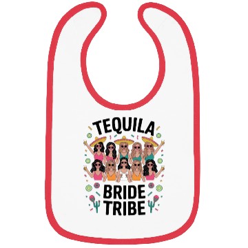 Discover Tequila Bride Tribe - Bachelorette party Bibs
