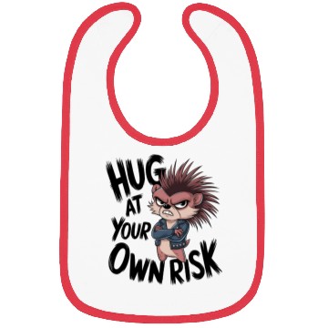 Discover Funny Hedgehog Bibs