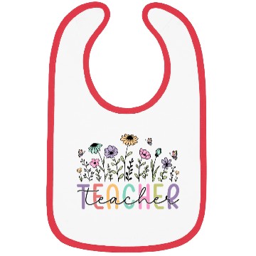 Discover Floral Teacher Appreciation Teacher Bibs