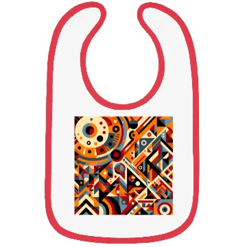 Discover Bold Geometric Abstract Bibs