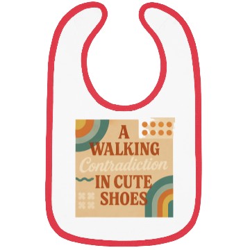 Discover A Walking Contradiction in Cute Shoes - Retro Bibs