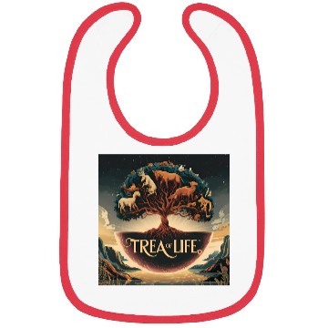 Discover Sacred Tree of Life Bibs