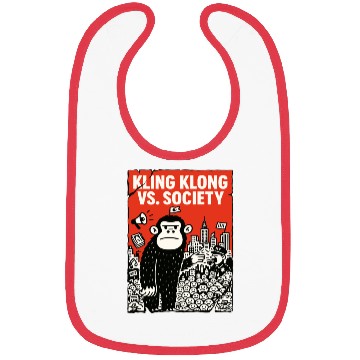 Discover Kling Klong vs. Society – Protest Ape Bibs