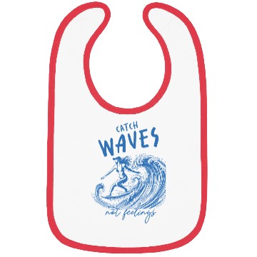 Discover Catch Waves Beach Vacation Bibs