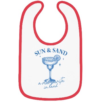 Discover Beach Vacation Sun Sand Bibs