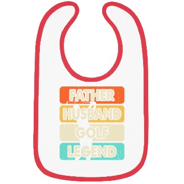 Discover Father husband golf legend Bibs