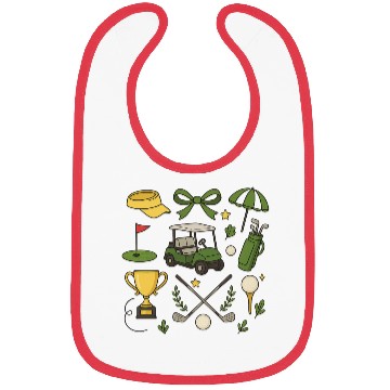 Discover Preppy Golf Coquette Golf Bibs