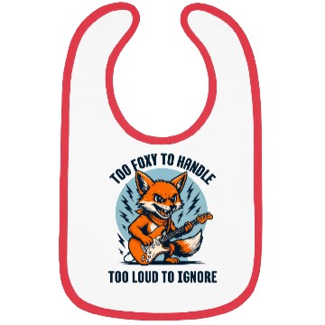 Discover Fierce Guitar Fox Rocking the Stage Bibs
