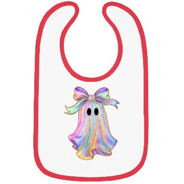 Discover Iridescent Ghost Halloween Bibs