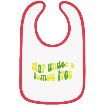 Discover Nap Under a Lemon Tree Retro Design Bibs