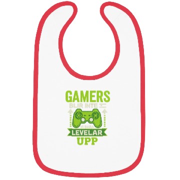 Discover Gamers Don't Age, We Just Level Up - Embroidery Bibs