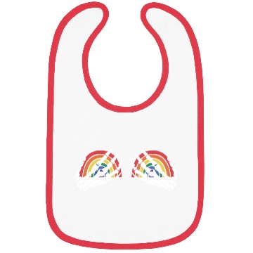 Discover LGBTQ Skeleton Hand Rainbow Bibs