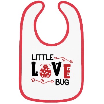 Discover Valentine Little Love Bug Bibs