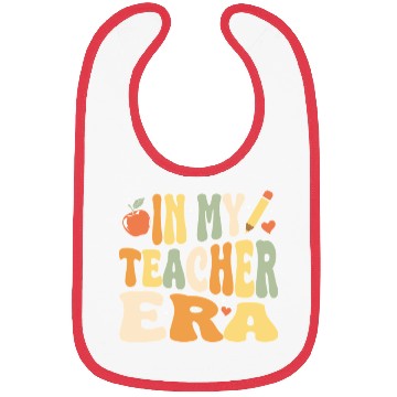 Discover In My Teacher Era, Teacher Appreciation Gift Bibs