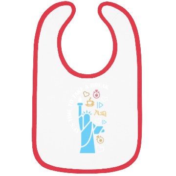 Discover Inspirational Liberty and Wellness Theme Bibs