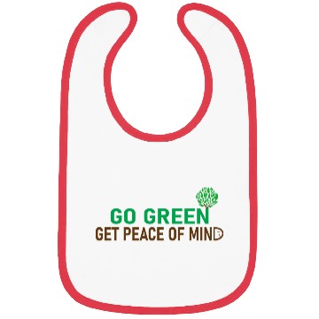 Discover Peaceful Green Tree Logo for Eco Apparel Bibs