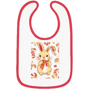 Discover Candy Cane Bunny – Cute for Bibs, Onesies, Mugs