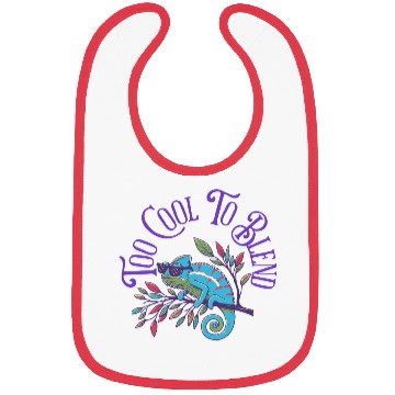 Discover Too Cool to Blend – Chameleon Attitude Bibs