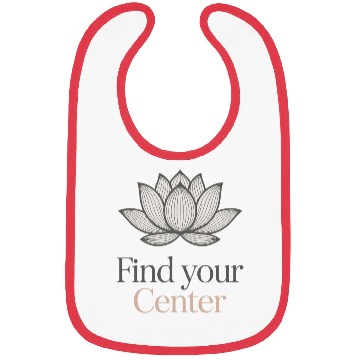 Discover Find Your Center Lotus Bibs