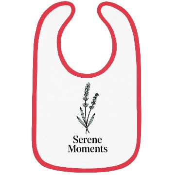 Discover Serene Moments Lavender Calm Bibs