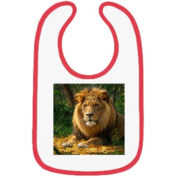 Discover Lion coin Bibs