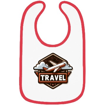 Discover Adventure Awaits – Travel Airplane Design Bibs