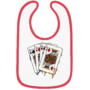 Discover poker cards spades hand Bibs
