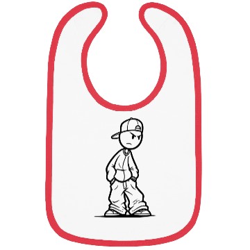 Discover hip hop stickman Bibs