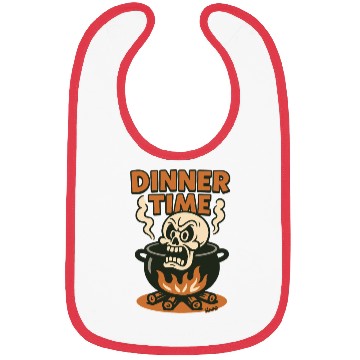 Discover Dinner Time – Angry Skull in a Pot Bibs