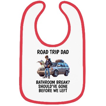 Discover Road Trip Dad Design Bibs