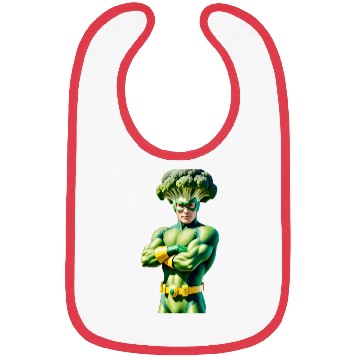 Discover Broccoli Superhero Bibs