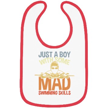 Discover Swimmer Boy Bibs