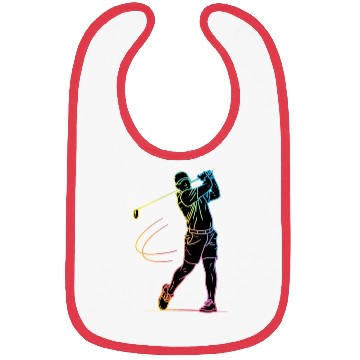 Discover Golfer Silhouette Golf Bibs