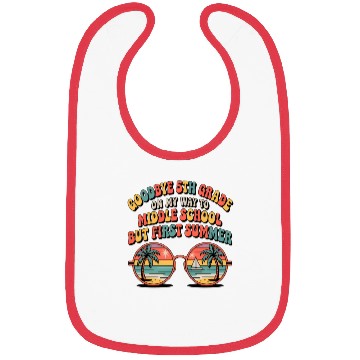 Discover Goodbye 5th Grade Graduation Bibs