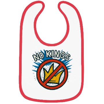 Discover No Kings Protest Graffiti Crown Bibs