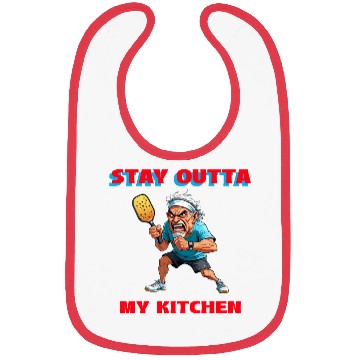 Discover Stay Outta My Kitchen (Pickleball) Bibs