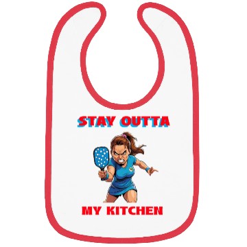 Discover Stay Outta My Kitchen (Pickleball) Bibs