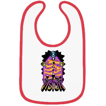 Discover SEE THE VISION: PSYCHEDELIC PINK/YELLOW Bibs