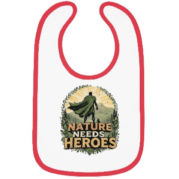 Discover Nature Needs Heroes Bibs