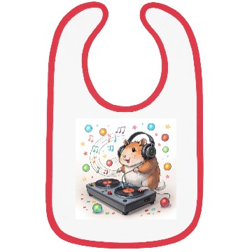 Discover DJ Hamster – Tiny Paws, Big Beats! Bibs