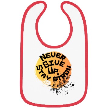 Discover NEVER GIVE UP Bibs